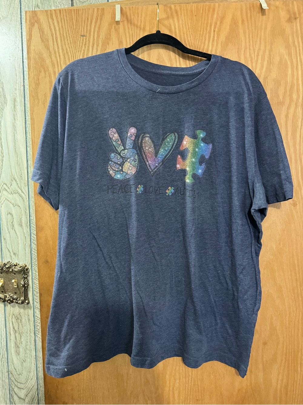 Peace Love Autism Graphic Tee